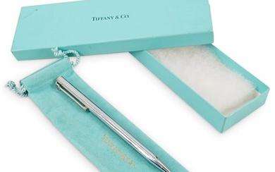 Tiffany & Co. Sterling Silver Pen WIth Original Pouch And Box