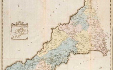 Tunnicliff (William). A Topographical Survey... Hants, Wilts, Dorset, Somerset, Devon..., 1791