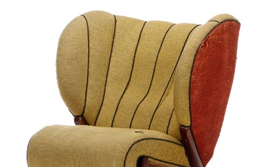 Upholstered armchair, 1940s