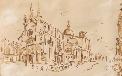 VEDOVA Emilio, , 1937, ink on paper, cm 24x33
