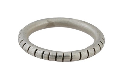 VINTAGE MEXICAN STERLING SILVER RIBBED RING