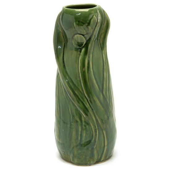 Van Briggle Art Pottery Green Vase.