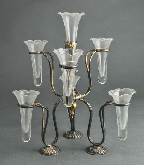 Victorian Loring Andrews & Co Silver-Plate Epergne