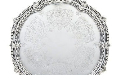 Victorian Sterling Silver Salver Mappin Bros., Sheffield, 1898