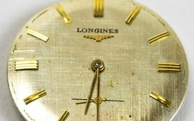 Vintage Longines 14kt Gold Watch Face