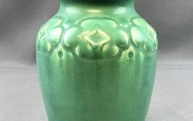 Vintage Rookwood pottery small green vase