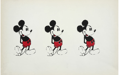 WARHOL ANDY (1930 - 1987) Andy Warhol (after) "Multiple Mickey...