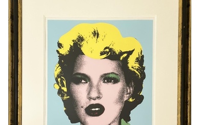 WEST COUNTRY PRINCE, 'Kate Moss', screen print, 55cm x 55cm ...