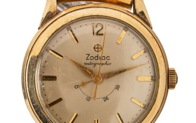 Zodiac Autographic Vintage Working 10K GF Watch