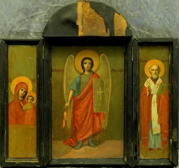 Saint Archangel Michael, Triptych
