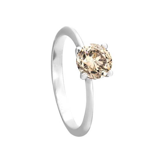 0.96 tcw Diamond Ring - 14 kt. White gold - Ring - 0.96 ct Diamond - No Reserve Price