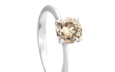 0.96 tcw Diamond Ring - 14 kt. White gold - Ring - 0.96 ct Diamond - No Reserve Price