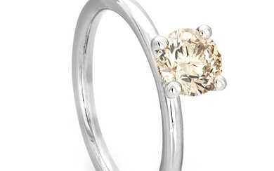 1.03 tcw Diamond Ring - 14 kt. White gold - Ring - 1.03 ct Diamond - No Reserve Price