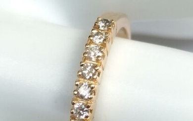 14 kt. Yellow gold - Ring - 0.28 ct Diamonds - Diamonds