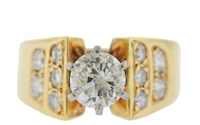 14k Gold 1.08ct Diamond Engagement Ring