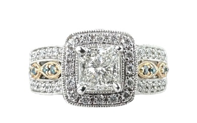 14kt White Gold Diamond Wedding Ring
