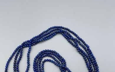 15 kt. Gold - Necklace Lapis lazuli