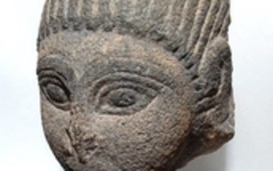 Wonderful Eastern Mediterranean stone head of a youth