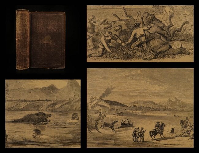 1870 America INDIANS Oregon Rocky Mountains Illustrated