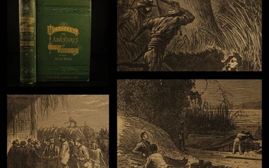 1874 1ed Jules Verne Meridiana Africa Adventure Voyage