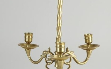 18th - 19th Century adjustable bronze four-light