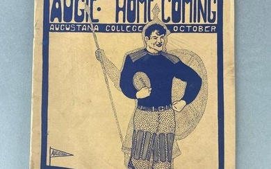 1927 Augustana College Football Homecoming Program
