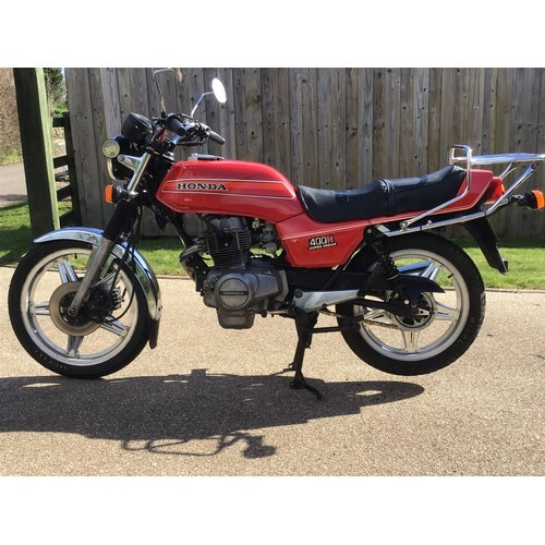 1980 Honda CB400 Registration number GON 460W Frame number J...