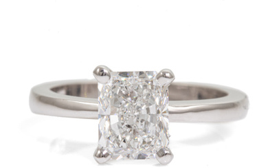 2.01ct Diamond Solitaire Ring GIA F SI1