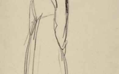 SAMUEL JOHN PEPLOE, R.S.A. | Standing Figure with Long Dress