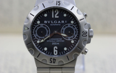 Bvlgari - Diagono Scuba Automatic Chronograph Diver - SCB 38S - Men - 2000-2010