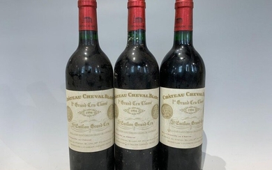 3 Bottles Château Cheval Blanc 1994 - Saint Emilion 1er GCCA