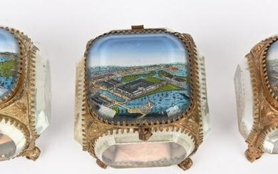 3 WORLDS COLUMBIAN EXPOSITION JEWELRY BOXES