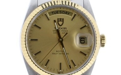 Tudor - Oyster Prince Date-Day Stainless Steel / Yellow Gold Plated - 94613 - Unisex - 1987