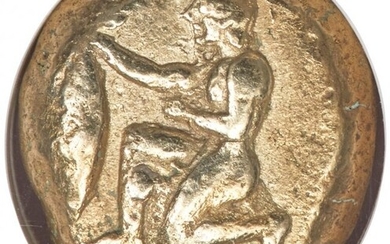 31071: MYSIA. Cyzicus. Ca. 500-450 BC. EL stater (18mm