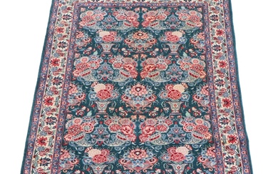 4'1 x 6'10 Hand-Knotted Persian Tabriz Area Rug