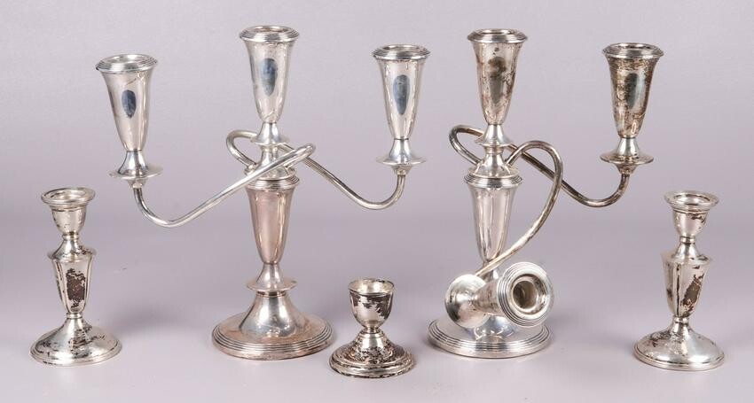 (5) Weighted Sterling Candlesticks