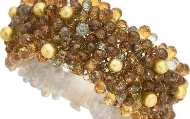 55071: Yvel Multi-Stone, Gold Bracelet Stones: Yellow