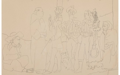 61071: Pablo Picasso (Spanish, 1881-1973) Troupe d'Acte