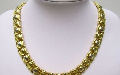65,70 gr. - 45 cm. - 18 kt. White gold, Yellow gold - Necklace