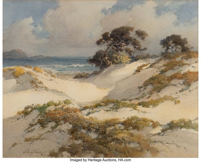 67071: Percy Gray (American, 1869-1952) Sand Dunes Wate