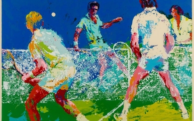 Leroy Neiman (American, 1921-2012) Tennis Match