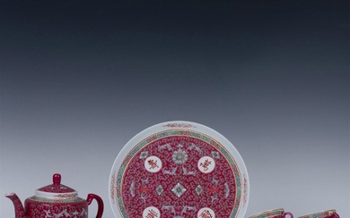 6pc Chinese Porcelain Tea Set