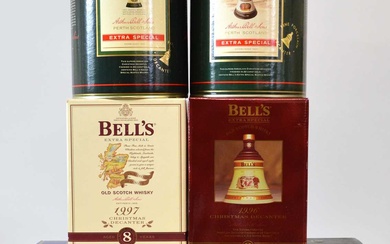 7 bottles Bell’s Decanters
