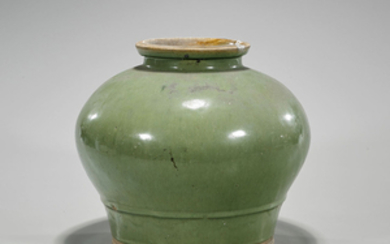 Antique Chinese Celadon Glazed Jar