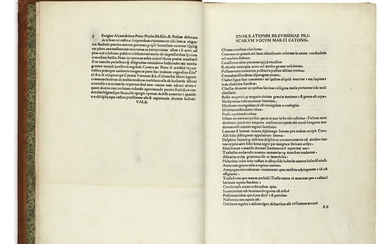 CATO; VARRO; COLUMELLA; and PALLADIUS. Scriptores rei rusticae. Edited by Georgius Merula and...