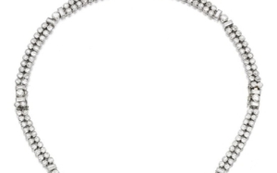 Diamond necklace/bracelets, 1930s
