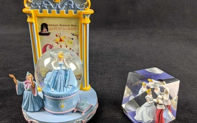 Disney Cinderella Movie Poster Snow Globe And Dance