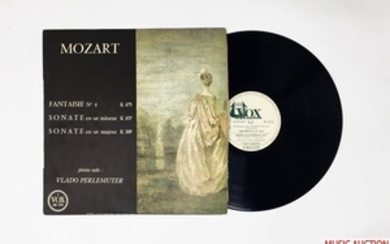 1 disque 33T/LP de Vlado Perlemuter, piano. Mozart…