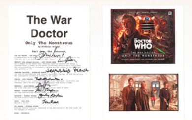 Doctor Who: A Galliffrey Series III script and The War Doctor signatures