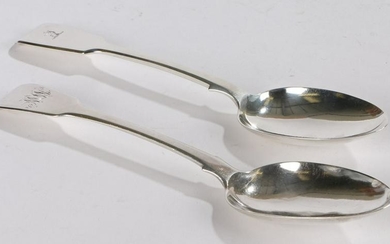 George III silver tablespoon, London 1778, maker